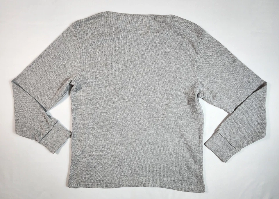 U.S Polo Assn Ropa de Dormir Camisa Acanalada Cuello Redondo Manga Larga Para Hombres Talla Grande Foto 2 de 4