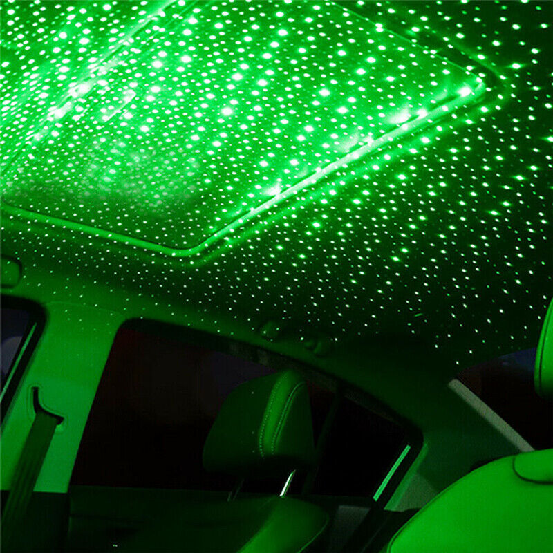 LED Auto Dach Innenraum Star Atmosphäre Nachtlicht USB Lampe Projektor Licht