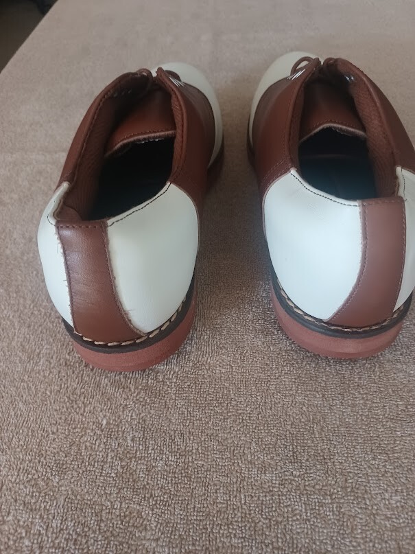 TZ GOLF Polo Ralph Lauren Women's Brown White Saddle Oxford Golf