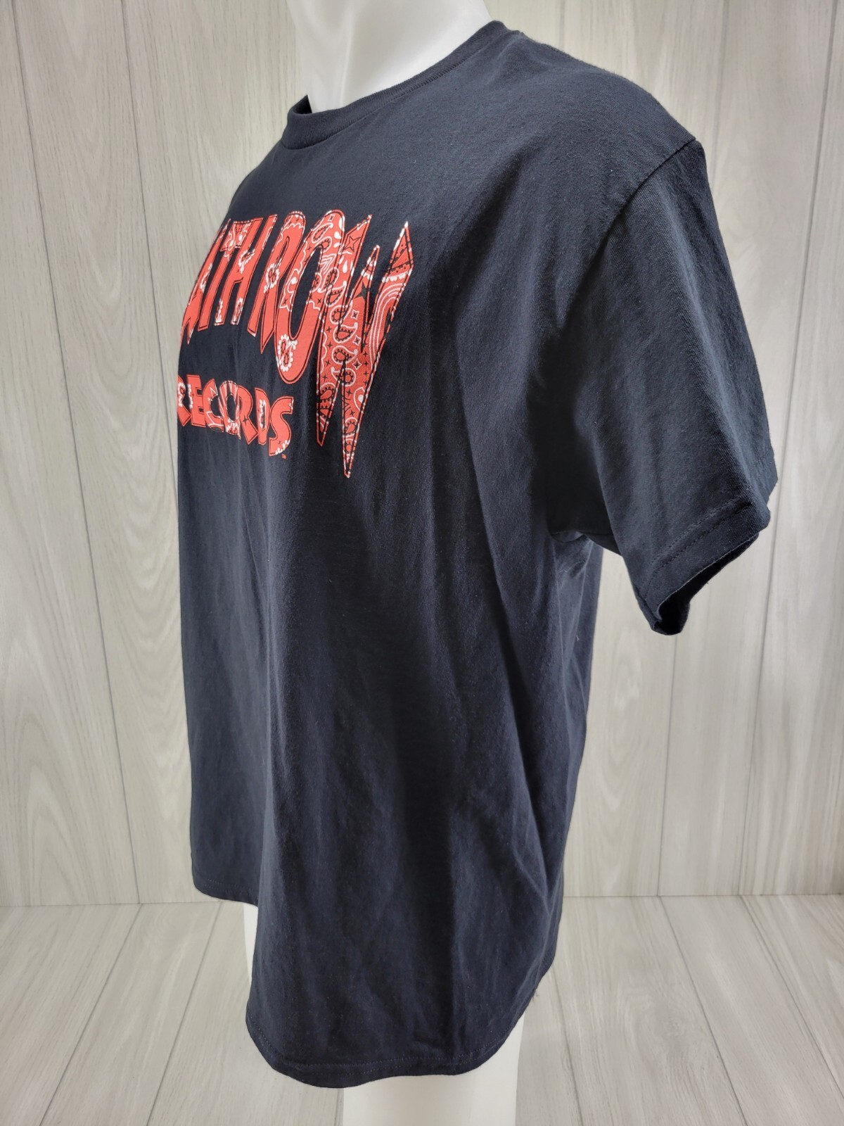 FILA T shirt nera Death Row Records taglia large