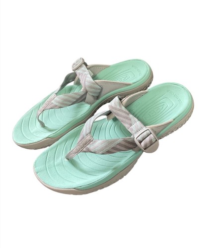 Keen gestreifte Solr Wassersandalen Damengröße 8 Aqua Stop verstellbar - Bild 4 von 8