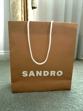 SANDRO GIFT / SHOPPING BAG PAPER 13" X 11.75" X 4.25"  BASE BOUTIQUE PAPER BAG