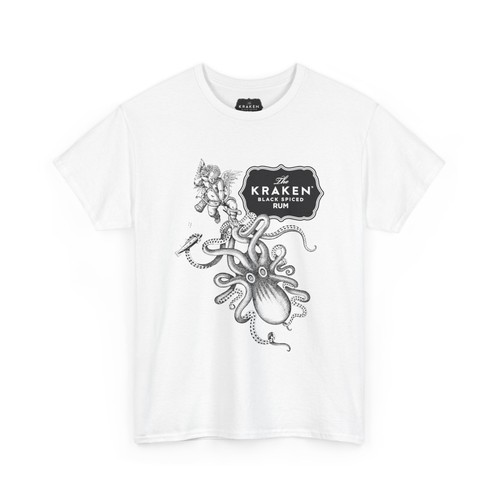 Kraken Spiced Rum Unisex Heavy Cotton Tee - Picture 13 of 88