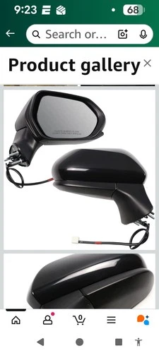Side Mirror for 2018-2023 Toyota Camry Power Glass Heated BSM RH Passenger Side