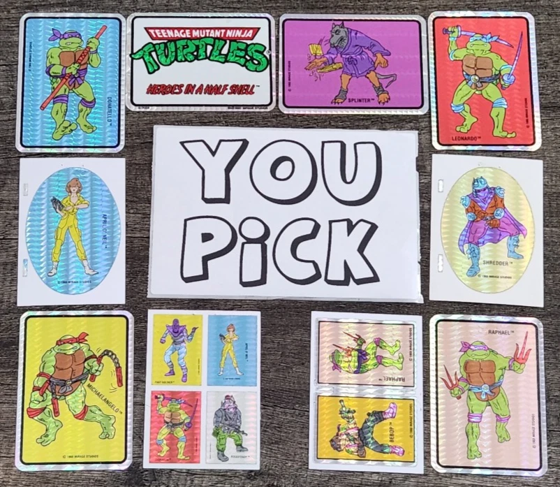 25+ Teenage Mutant Ninja Turtles Collectable Trading Cards for