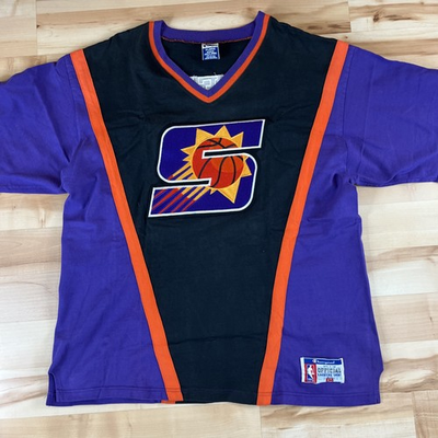 #ad Phoenix Suns Champion Shooting Shirt XL Warm Up Jersey 90s Rare Vtg Embroidered $144.50