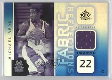 2005 Upper Deck NBA Reflections Fabric Swatch Blue 16/50 Michael Redd #FR-MR 4u7