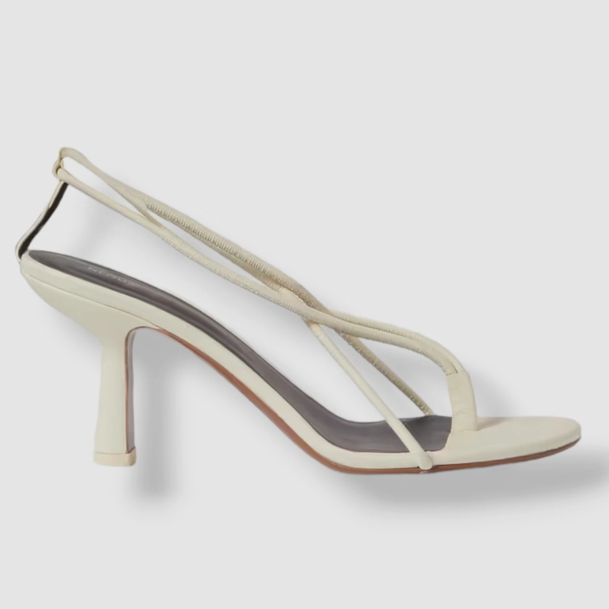 635 Neous Women s Ivory Gloas Slingback Heels Shoes Size EU 37.5
