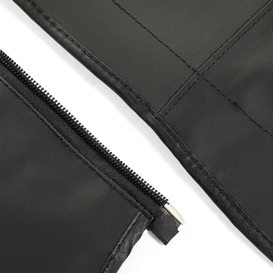 Para Jeep Wrangler YJ 1987-95 techo blando 2 puertas negro con repuesto de ventanas de plástico Foto 4 de 4