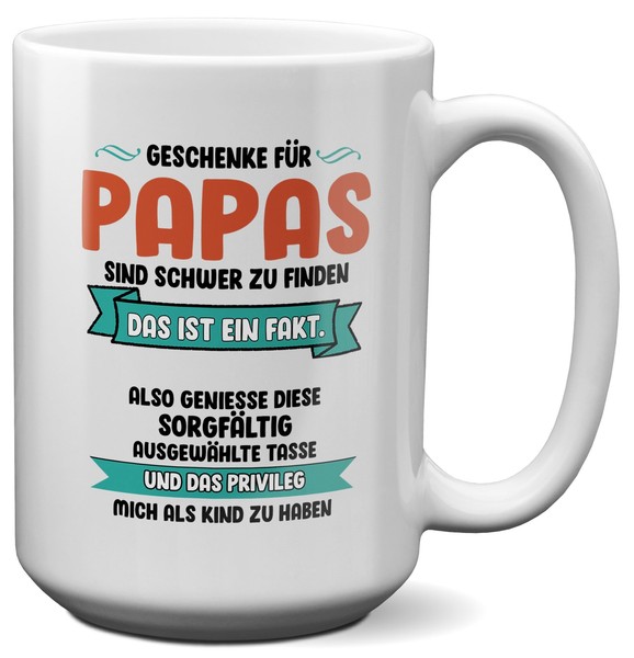 Xl Tasse Papa Geschenk Vatertag Vater Geburtstag Kaffeetasse Mann Weihnachten-image