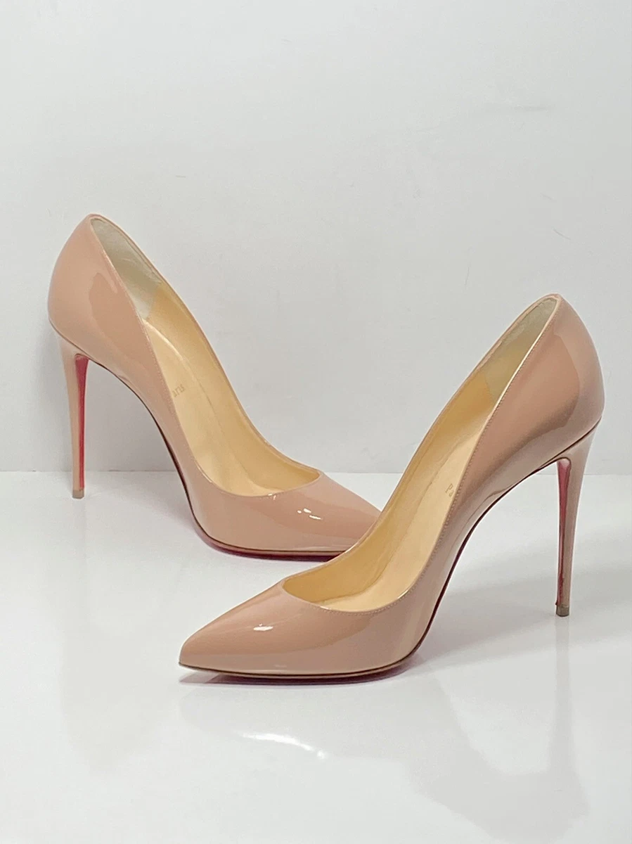 CHRISTIAN LOUBOUTIN Pigalle Follies 100 patent-leather pumps