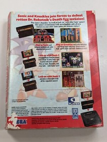 *poor condition* Sonic & Knuckles Sega Genesis in box authentic
