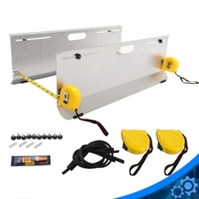 DIY Toe Plates Wheel Alignment Tool Probes Toe Plates Tool Double Tape Measures