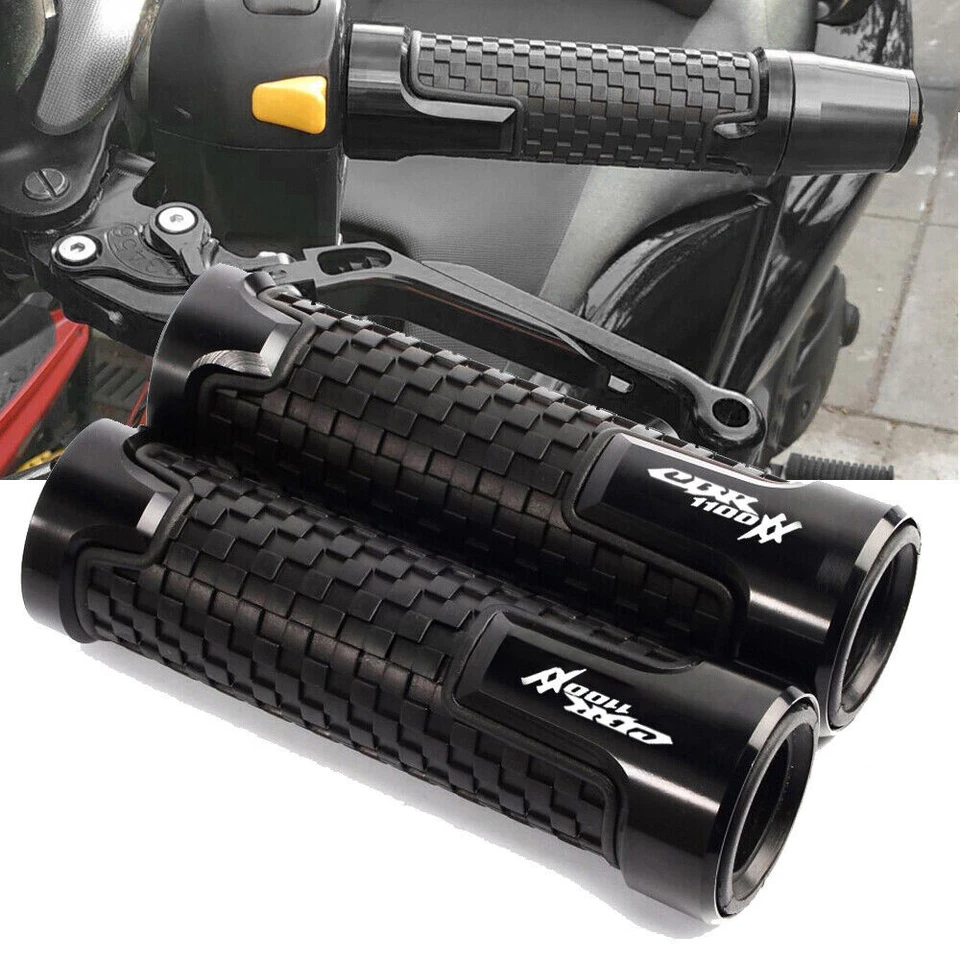 Black CNC Grip Handlebar Balanced Plug slider End Cap Cover For HONDA CBR1100XX Foto 2 de 4