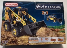 Erector Evolution Mini Loader 2 in 1 Set #6023890 Mercano Real Metal