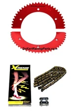 RLV Extreme #35 Chain 58T Sprocket Kit 106 Link Mini Bike Go Kart Racing Parts