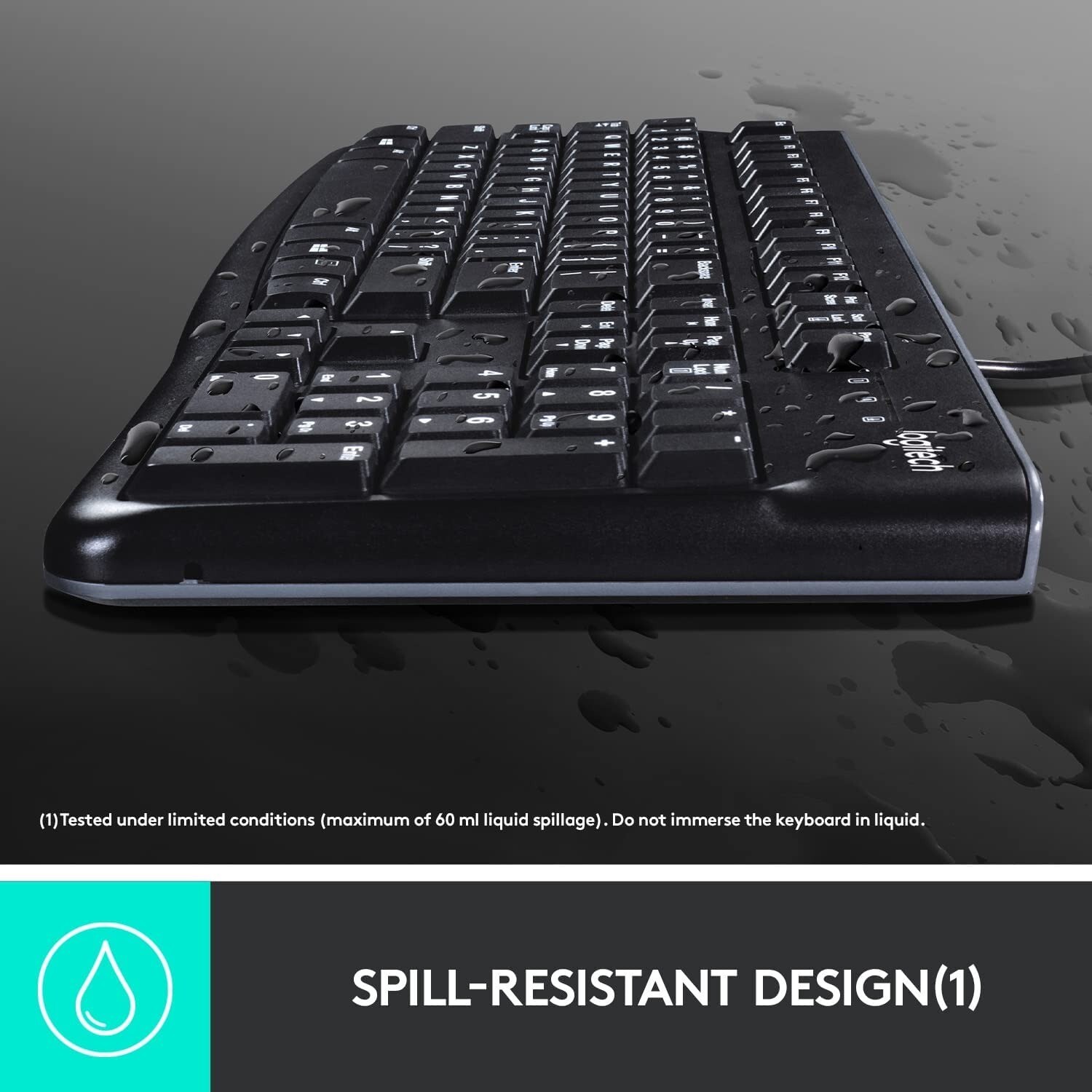 Logitech K120 Corded Keyboard - Reliable and Comfortable Typing Experience