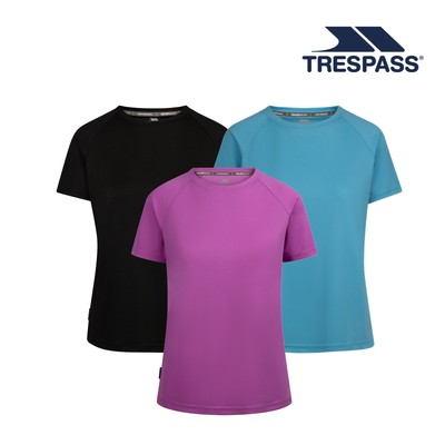 Trespass Womens Duoskin Sports Gym Top Claudette