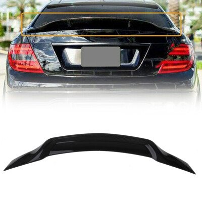Rear Duckbill Trunk Spoiler Wing For Benz 2008-14 W204 C200 C250 C280 C300 C63