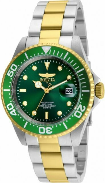 invicta gold green