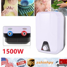 2.11Gal Electric Hot Water Heater Mini Tank Compact 1500W Kitchen Sink RV