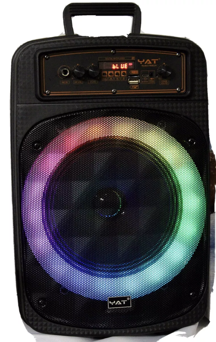 bluetooth speaker YAT 8800w P.m.p.O Microsoft Remote Fm Radio 8 7Lb 18 10 10