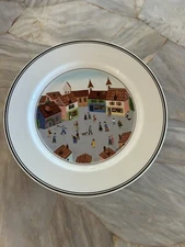 Villeroy & Boch Tea Tile 8" Plate  Naif Laplau 4 Town Square