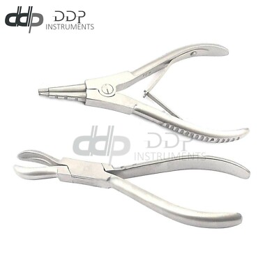 STAINLESS STEEL PLIERS TOOL 2 RING OPENING AND LARGE RING CLOSING PLIERS