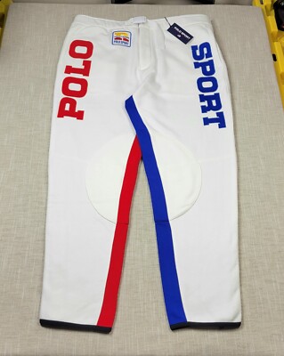 POLO Sport Ralph Lauren Jogger Pants XL Mens RL Moto Racing Team