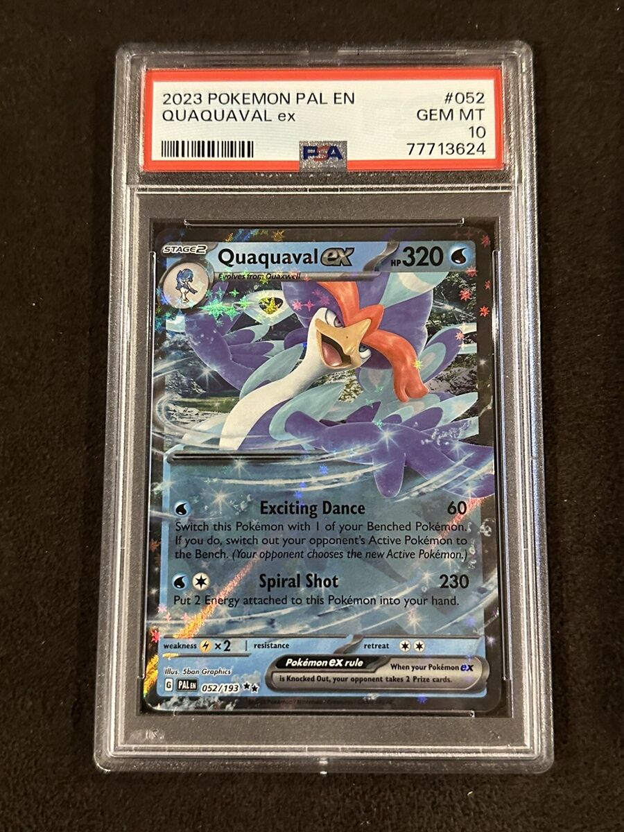 PSA 10 Pokémon Quaquaval ex Scarlet & Violet Paldea Evolved PSA 10 Pokémon Quaquaval ex Scarlet & Violet Paldea Evolved