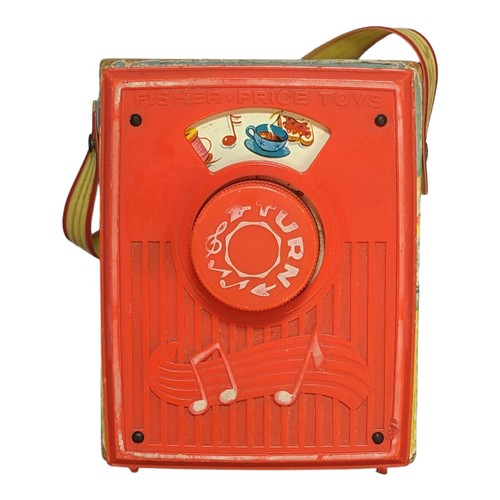2 Vtg 762 759 Fisher Price Music Box Pocket Radio Raindrops Do Re Mi Toy 1972 - Picture 11 of 17