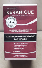 KERANIQUE Women's HAIR Regrowth Treatment, 4 Month Supply, Unscented x 03/20