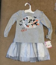 Minnie Mouse Toddler 2T Boo Crew Shirt Top Halloween Costume Outfit Disney Jr
