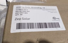 Box of 30, Zep / Tesla Solar Panel Grounding Level Foot,  V3, MH-007000-397