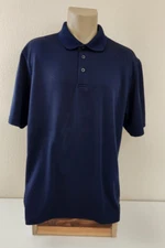 Champion GOLF Polo Shirt Short Sleeve Collared Navy Blue Men’s Large