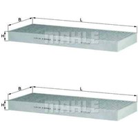 2X Mahle / Knecht Innenraumfilter Innenraumluft Pollenfilter LAK 167