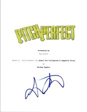 Skylar Astin Signed Autographed PITCH PERFECT Full Movie Script COA VD