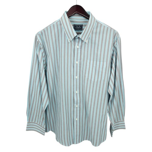 J. Crew Shirt Mens XL Striped Button Up Long Sleeve Preppy Cotton Blend