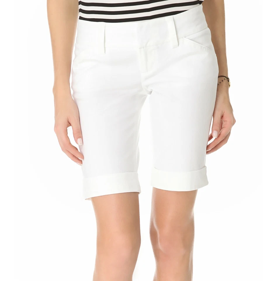 Новый с Ярлыками Alice & Olivia Cady белый Бермуды шорты размер 2 Рекомендуемая розничная цена производителя $198 новый - Изображение 2 из 4