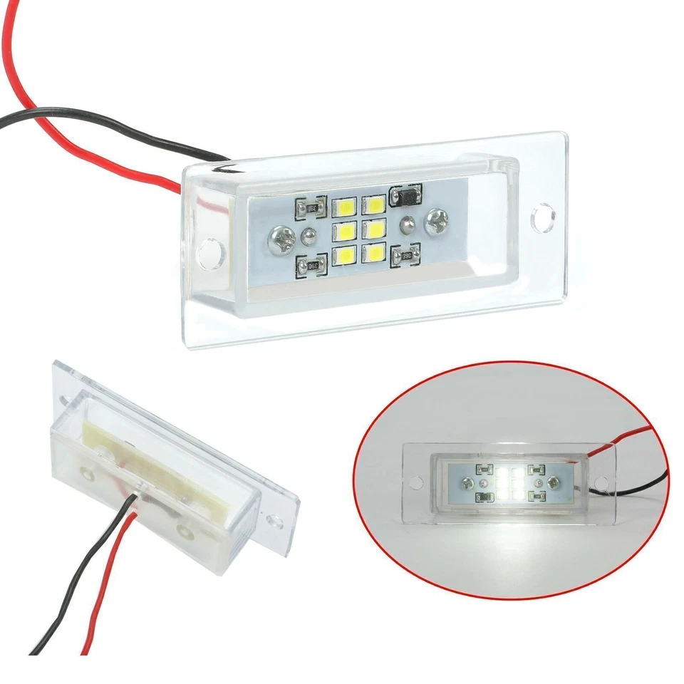 FOR 72-93 DODGE D100/150/250 PICKUP Steel Rollpan W/Plate box Center & LED Light - Image 4 of 4