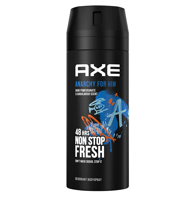 Axe Anarchy for Him 48 Hr Fresh Body Spray Deodorant 150ml