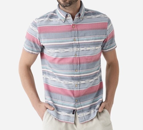 Faherty Short Sleeve Coast Shirt Men’s Large Button Down - Picture 2 of 9