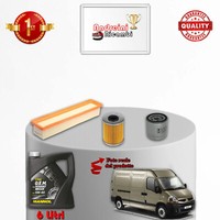 Set Service 3 Filter Und ÖL Renault Master II 1.9 Dti 59KW 80CV Von 2000->