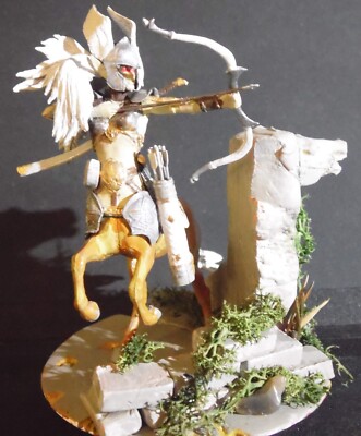 Centaur Warrior Woman - Fantasy 3D FanArt 1/32 11cm Unikat handbemalt*****