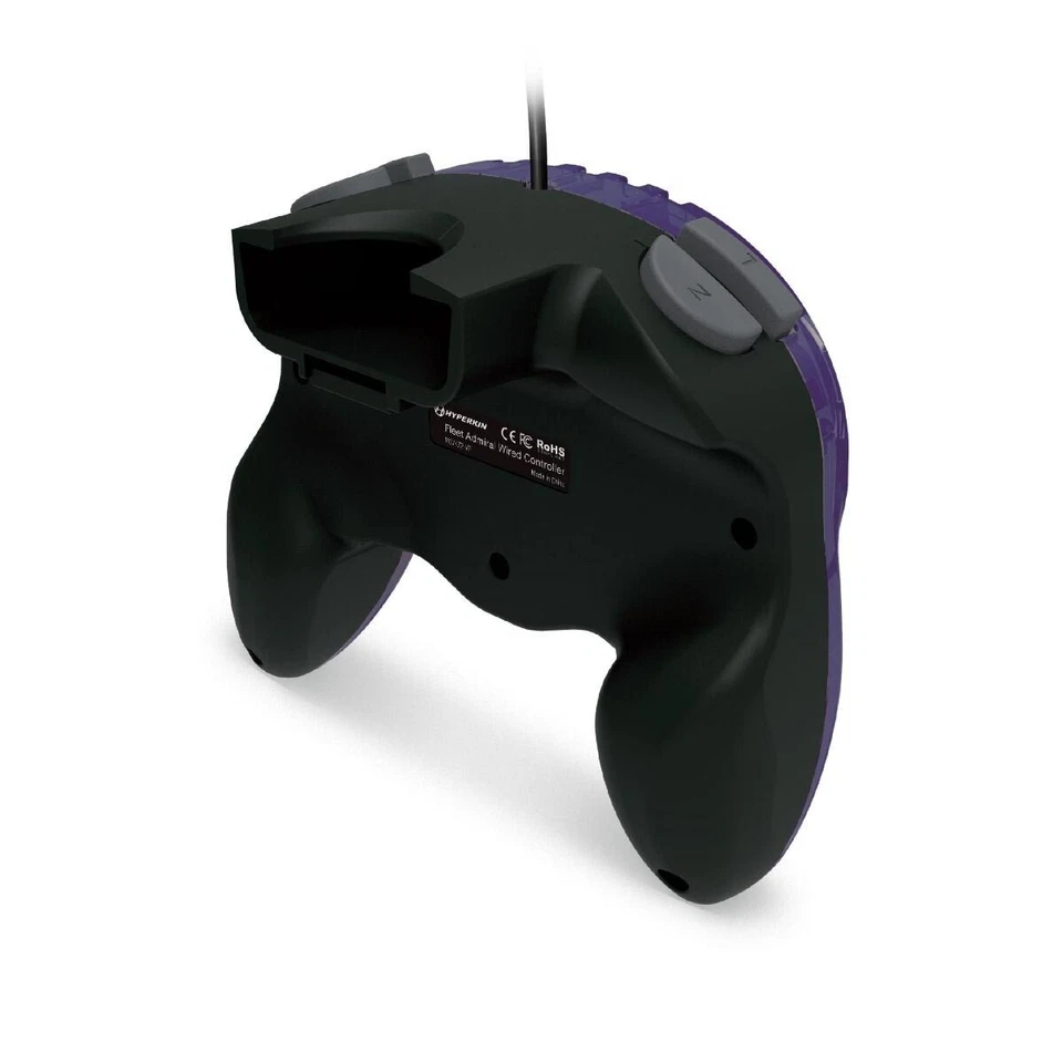Hyperkin Fleet Admiral Premium Wired Controller for Nintendo N64 (Violet Fleet) - Image 3 of 4