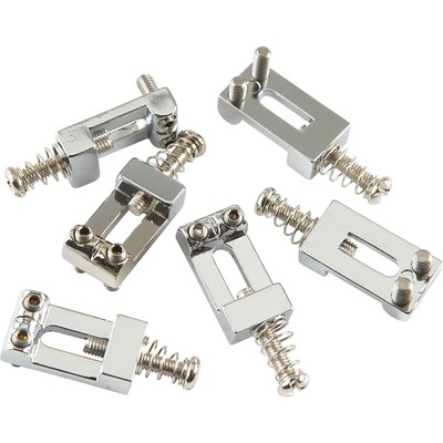 Proline S-Style Bridge Saddle Set W/Spring & Screw Chrome
