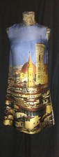 DOLCE & GABBANA - LADIES SILK PRINT DRESS - SIZE UK 6 ITALY 38