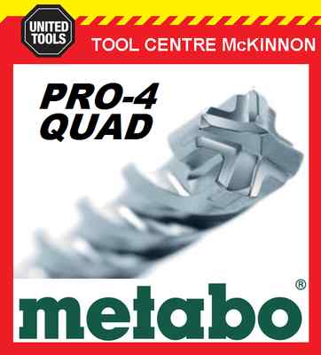 METABO 38.0 x 250 x 370mm SDS MAX PRO-4 QUAD HAMMER DRILL BIT   MADE IN GERMANY