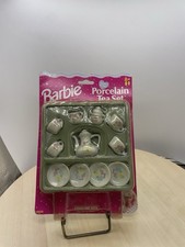 TOOTSIETOY BARBIE Porcelain Tea Set 1998 Sealed Package 10830