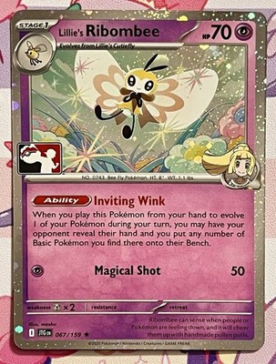 Lillie's Ribombee Prize Pack Series 7 Journey Together Cosmos Holo NM